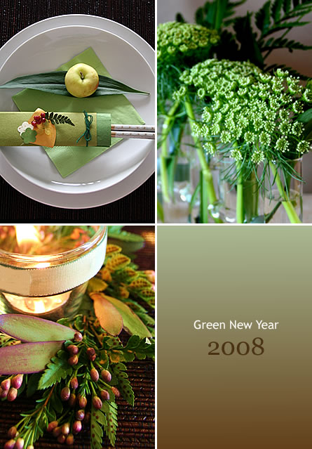 ２００８年、緑のお正月のおせち料理 | p.77 | MELLEOW STUFF DESIGN | メロウスタフ | sumiko taniuchi | フォトグラファー | 写真撮影 | フラワーアレンジ | 東京都目黒区