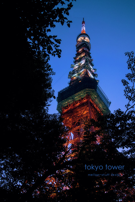 夏の東京タワー | MELLOW STUFF DESIGN | メロウスタフデザイン | 商品撮影 | 作品撮影 | 花雑貨制作販売 | 各種デザイン | 東京都目黒区